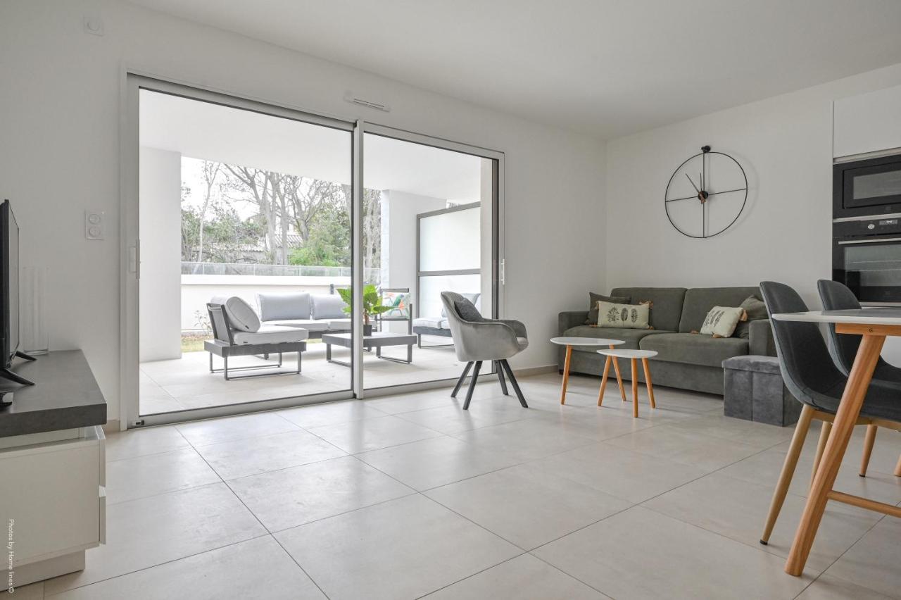 T4 Neuf - Jardin-Terrasse Et Piscine - Acces Direct Plages Et Centre Village - App C 12 Saint-Cyr-sur-Mer Luaran gambar
