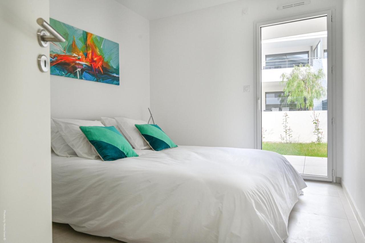 T4 Neuf - Jardin-Terrasse Et Piscine - Acces Direct Plages Et Centre Village - App C 12 Saint-Cyr-sur-Mer Luaran gambar