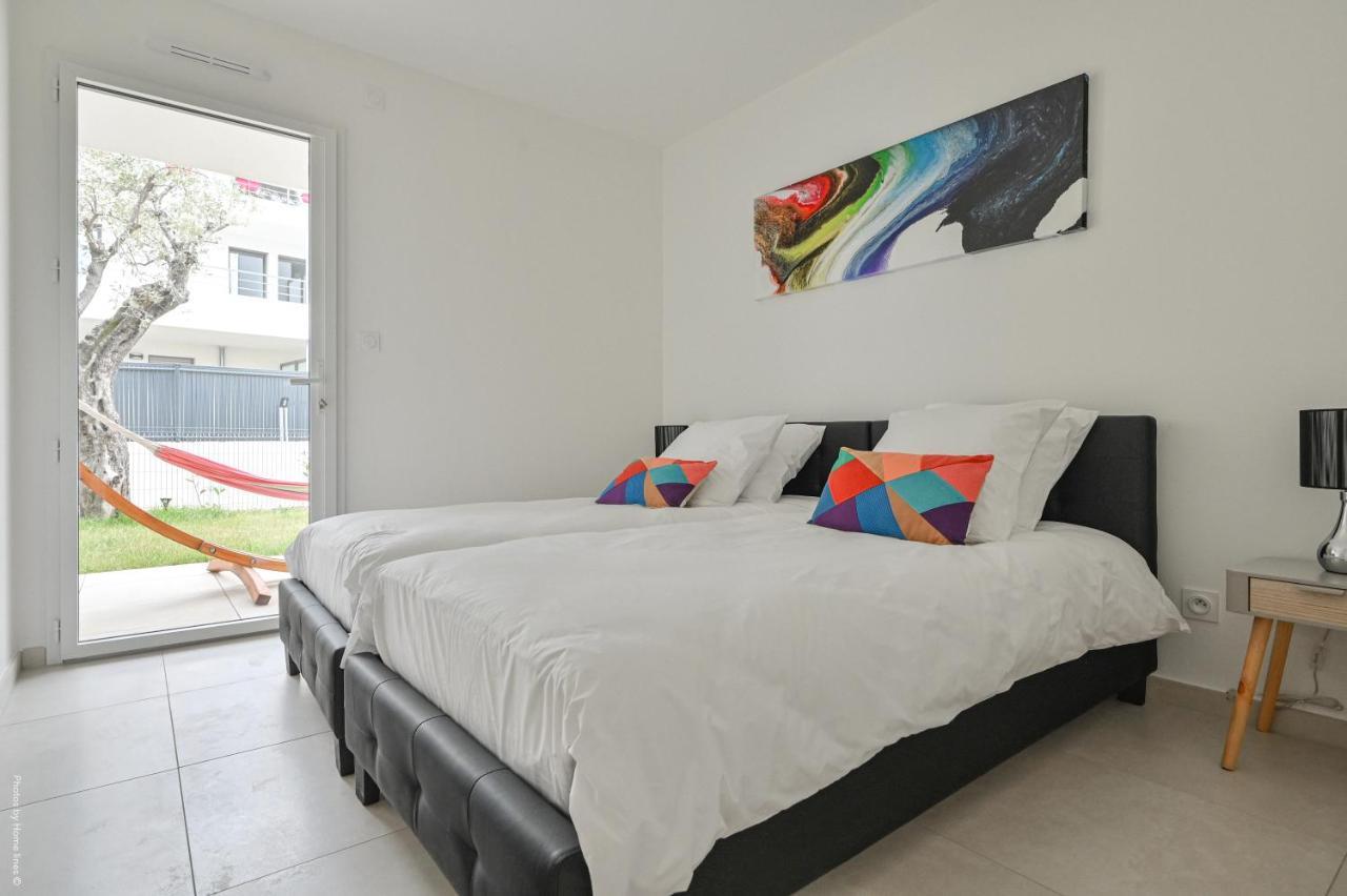 T4 Neuf - Jardin-Terrasse Et Piscine - Acces Direct Plages Et Centre Village - App C 12 Saint-Cyr-sur-Mer Luaran gambar